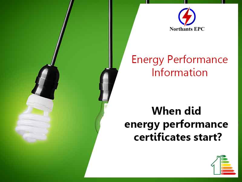 When did energy performance certificates start